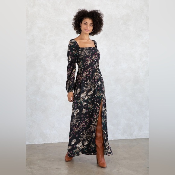 Lovestitch Rue smocked maxi dress 🖤 - Picture 1 of 7